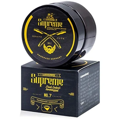 Afbeelding van Bartstoppel© Supreme Baardwas, cederhout, oud wood, baardverzorging, arganolie