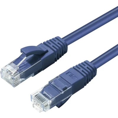 Afbeelding van Microconnect netwerkkabel: UTP CAT6 0.2M Blue LSZH
