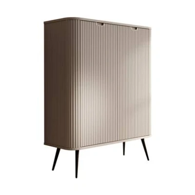 Afbeelding van Meubella Dressoir Zakari Beige 103 cm