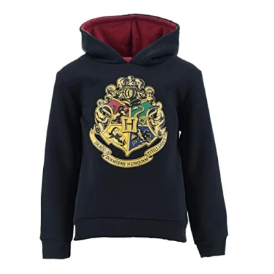 Afbeelding van Harry Potter, Sweatshirt voor jongens, zwart, 10 jaar, zwart.