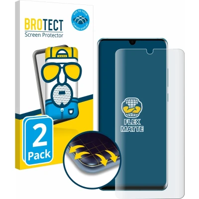 Afbeelding van BROTECT Screenprotector voor Huawei P30 Pro New Edition Folie Beschermfolie matte volledig dekking (2 Stuks)