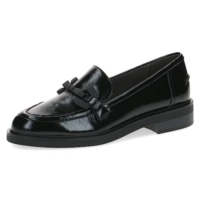 Afbeelding van Caprice dames 9 25152 41, mocassin voor dames, Zwart naplak.