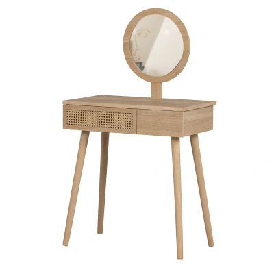 Afbeelding van Soof hal/kaptafel naturel hout