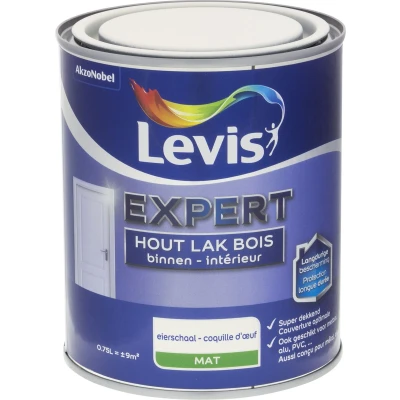 Afbeelding van Levis Expert houtlak binnen mat 0,75l eierschaal