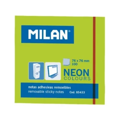 Afbeelding van Zelfklevende briefjes Milan Groen 76 x mm (10 Stuks)