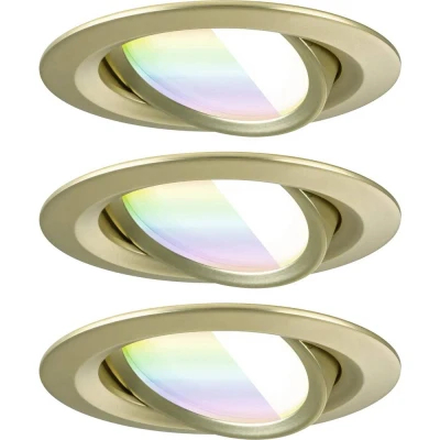 Afbeelding van Paulmann 92436 LED plafondlamp, inbouwlamp 6 W Goud (mat)