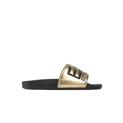 Afbeelding van EA7 Emporio Armani Visibility Unisex Muiltjes, Maat: 37, Shiny gold/black Kunststof