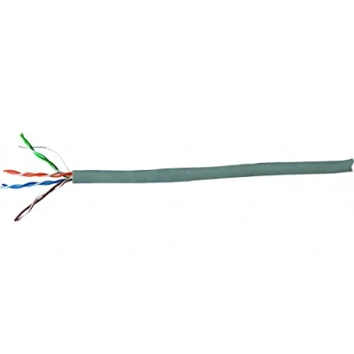Afbeelding van UTP CAT5e 305m 4x2 / 0,5CCA twisted pair netwerkkabel computerkabel CAT 5e Grijs Trekdoos 305 meter