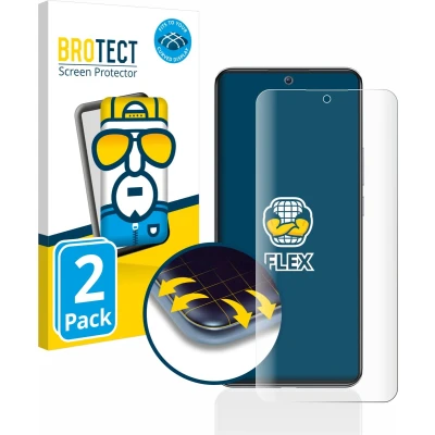 Afbeelding van BROTECT Screenprotector voor Xiaomi 12T Pro Folie Beschermfolie transparant volledig dekking (2 Stuks)