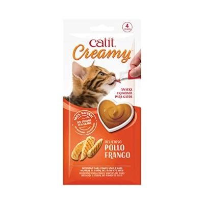 Afbeelding van Cat It Kattensnack Kat Ca Creamy Kip 4x10g 4st