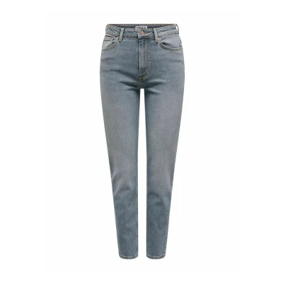 Afbeelding van ONLY Emily HOHE Taille Slim fit jeans, Dames, Maat: 29x34, Special blue grey denim