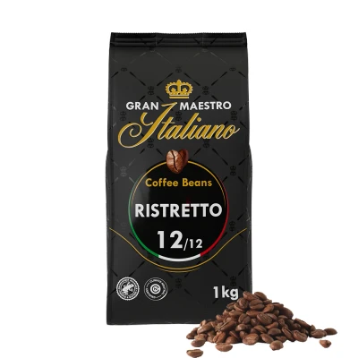 Afbeelding van 25% korting met code Gran Maestro Italiano koffiebonen Ristretto 1 stuk kg