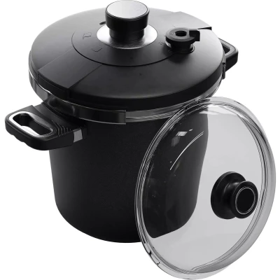 Afbeelding van AMT Gastroguss snelkookpan 24 cm hoog inductie