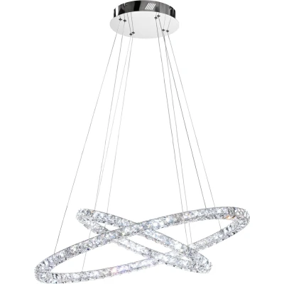 Afbeelding van EGLO Toneria Hanglamp LED RVS;Glas Chroom