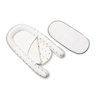 Afbeelding van Doomoo Inleg Babynest Cocoon Pad White