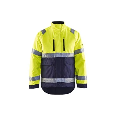 Afbeelding van Blaklader Winterjas High Vis 4827 1977 Geel/Marineblauw XXL