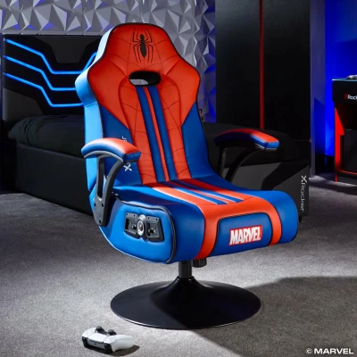 Afbeelding van X Rocker Official Marvel Elite 2.1 Audio Pedestal Chair Spider Man