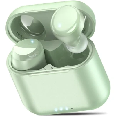 Afbeelding van TOZO T6 Mini draadloze bluetooth hoofdtelefoon, draadloos, erogonomisch design, sport, 50 uur, IPX8, EQ, gepersonaliseerd door app