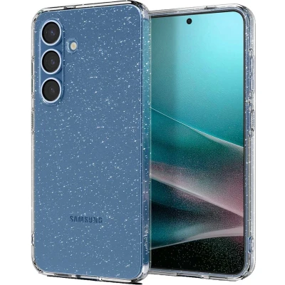 Afbeelding van Spigen Hoesje Geschikt voor Samsung Galaxy S25 Siliconen Liquid Crystal Backcover Transparant