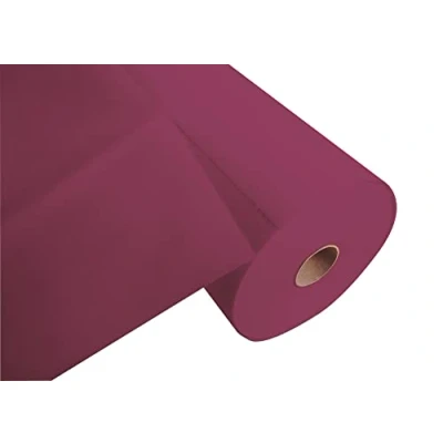 Afbeelding van Pro Nappe Ref. R732408I Wegwerp hoofd van spinbond vlies karton met 4 rollen à 24 m lang x 0,4 breed, voorgesneden om de 1,20 vertegenwoordigt 20 hoofdvormen kleur bordeaux