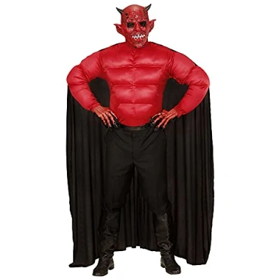 Afbeelding van Widmann Duivel Kostuum Super Red Devil Rood, Zwart Small Halloween Verkleedkleding
