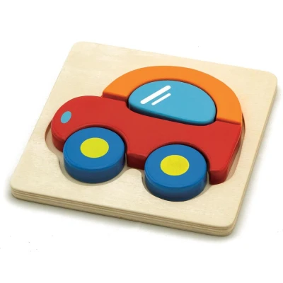 Afbeelding van Viga Toys Vormenpuzzel Auto