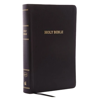 Afbeelding van KJV, Reference Bible, Personal Size Giant Print, Bonded Leather, Black, Red Letter Edition, Comfort Print