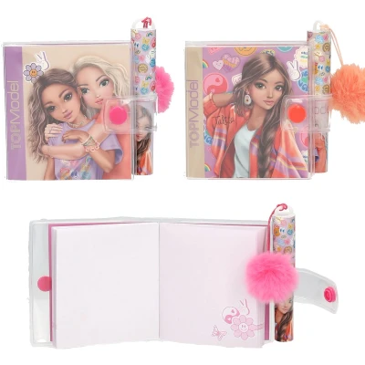 Afbeelding van Depesche TOPModel mini notitieboek met pen GIRL POWER 1 stuk