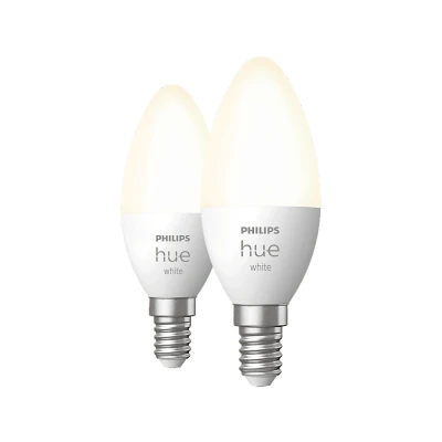 Image de Philips Hue Ampoule Bougie White E14 Lot de 2