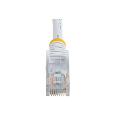 Image de StarTech.com Câble réseau Cat5e UTP sans crochet cordon Ethernet RJ45 anti accroc M/M de raccordement 3 m blanc