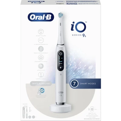 Afbeelding van Oral B iO 9S Volwassene Roterende oscillerende tandenborstel Roze, Wit