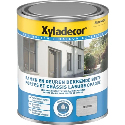 Afbeelding van Xyladecor dekkende beits 0,75l krijt