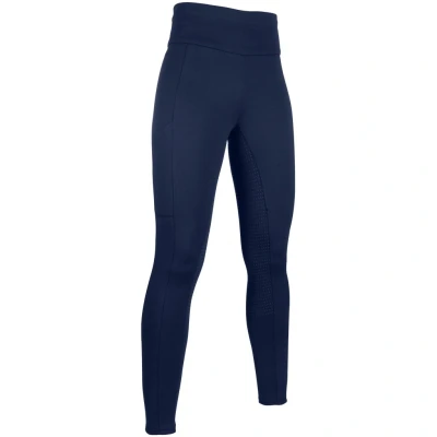Image de HKM Legging d&#039;Équitation Cosy Full Grip Bleu 36/38
