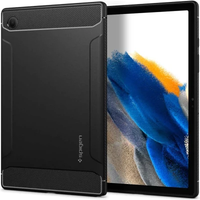 Afbeelding van Spigen Rugged TPU Samsung Galaxy Tab A8 hoes Zwart