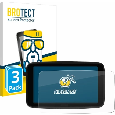 Afbeelding van BROTECT Screenprotector voor TomTom GO Superior 6&quot; Folie Beschermfolie Beschermglas transparant (3 Stuks)