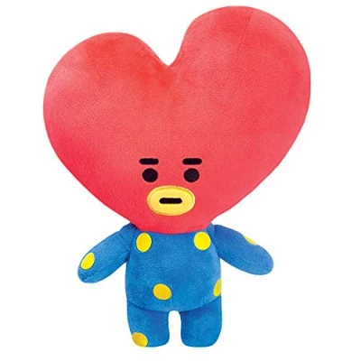 Afbeelding van Aurora Knuffel Bt21 Tata Junior 30 Cm Pluche Blauw/rood