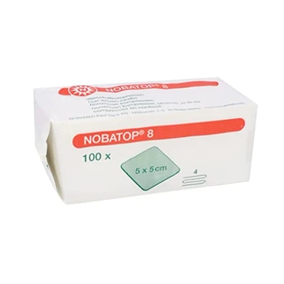 Afbeelding van Nobatop Gaaskompres 5 x cm (100 stuks) Niet steriel