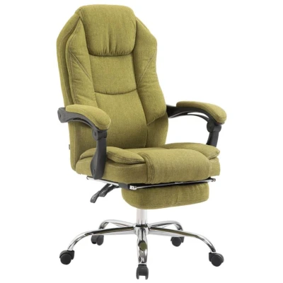 Image de CLP Fauteuil de bureau Castle en tissu Vert