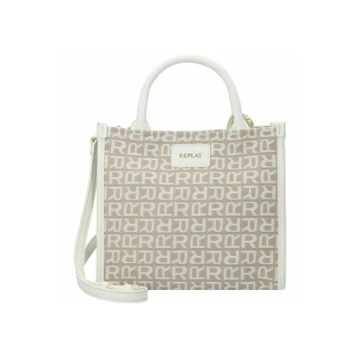 Afbeelding van Replay Handtas Dirty white sand, Dames, Maat: One Size, sand