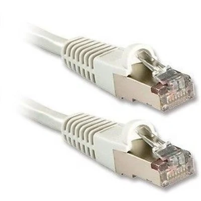 Image de Lindy Cordon de raccordement RJ 45 (M) pour 15 m SFTP PiMF CAT 6a sans halogène crochet blanc