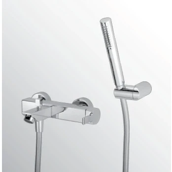 Afbeelding van Huber Advant Bad/douche mengkraan met handdoucheset chroom AD.000120.21