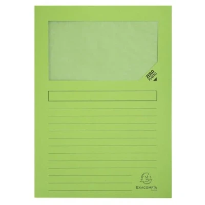 Afbeelding van Exacompta L map Forever, voor ft A4, pak van 25 stuks, lichtgroen 16 stuks