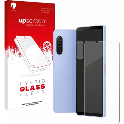 Afbeelding van upscreen Screenprotector voor Sony Xperia 10 V (Voor+Camera) Folie Beschermfolie Beschermglas transparant