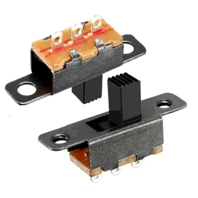 Afbeelding van 60 stuks SPDT mini tuimelschakelaar 0,5 A 50 V DC 3 polig 2 voudig schuifpaneel aan/uit miniatuur microvergrendeling