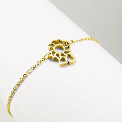 Image de Ponytail&amp;Co Bracelet Rosette Or 17+5cm