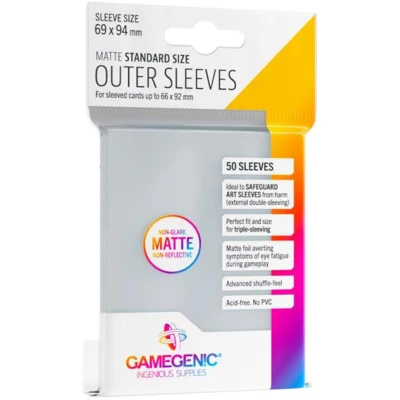 Afbeelding van Outer Sleeves Matte Japanse maat kaarthoezen