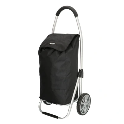 Afbeelding van Beagles Alberic Grocerly Boodschappentrolley zwart Trolley