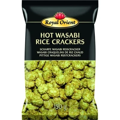 Image de Royal Orient Biscuit à riz Wasabi tranchant 1 x 150 g