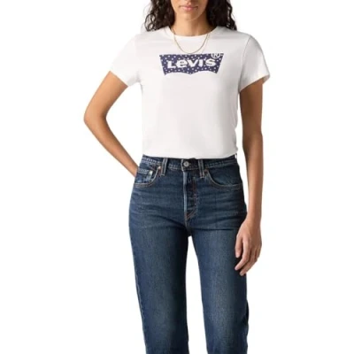 Afbeelding van Levi&#039;s THE Perfect TEE Tshirt print, Dames, Maat: XL, White