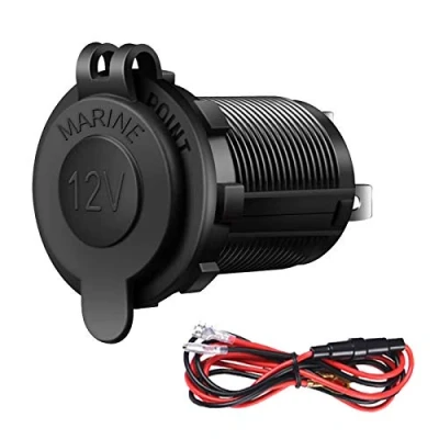 Afbeelding van ZHSMS Sigarettenaansteker voor auto, motorfiets, ATV RV sigarettenaansteker, 12 V, waterdicht